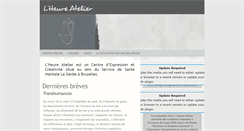 Desktop Screenshot of heureatelier.be